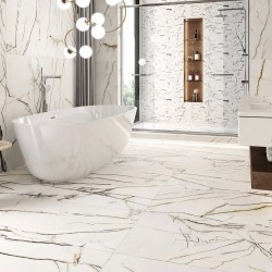 Carrelage Di Filati coloris blanc mat 60x120 cm