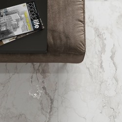 Carrelage Esedre coloris blanc mat 90x90 cm