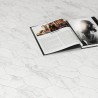 Mailles décoratives Diamante Sahara coloris blanc mat 29,9x33,8 cm