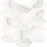 Mailles décoratives Onice panal coloris beige poli 30x30 cm