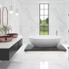 Carrelage Mikonos Pearl coloris blanc poli 80x160 cm