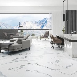 Carrelage Cies coloris blanc poli 60x120 cm