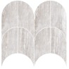 Mailles décoratives Estambul écailles coloris gris mat 29x30 cm