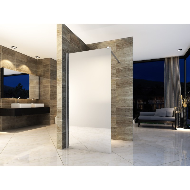 Aloni Paroi de douche en verre miroir 800x2000mm