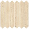 Mailles décoratives Coliseo flèche coloris blanc mat 30x30 cm