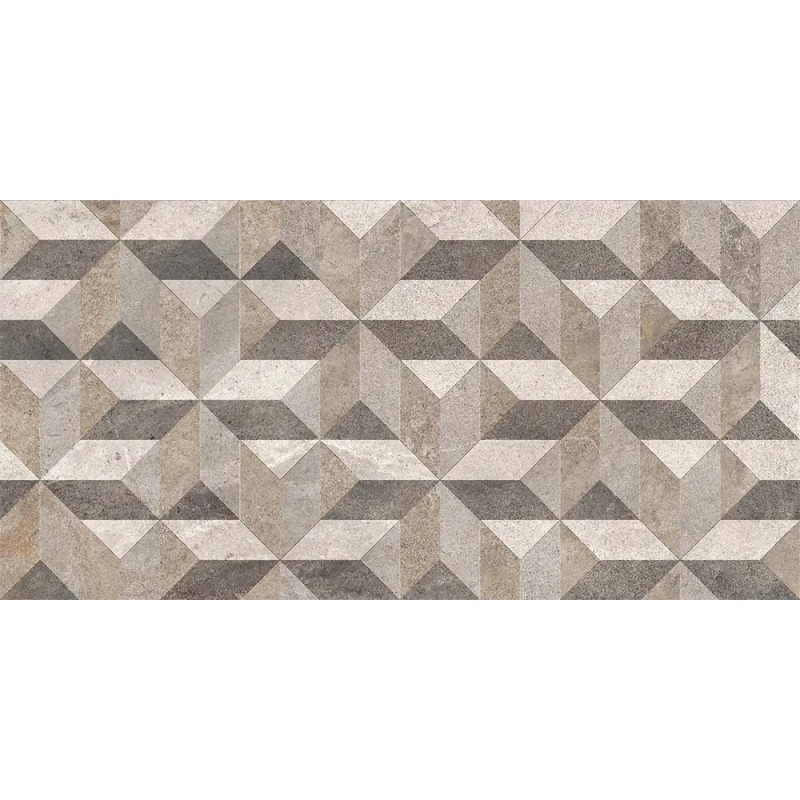 Carrelage Calabria decor mix multicolore poli 60x120 cm
