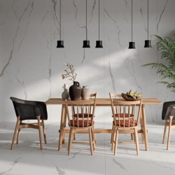 Carrelage Naori coloris blanc satin 120x280 cm