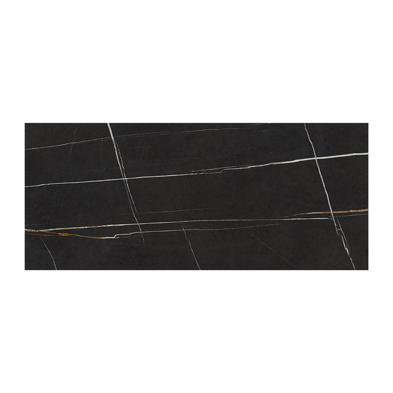 Carrelage Hizuru coloris noir poli 120x280 cm