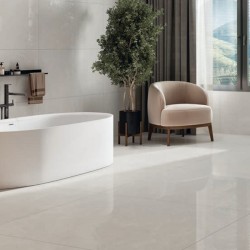 Carrelage Glamis coloris crème poli 60x120 cm