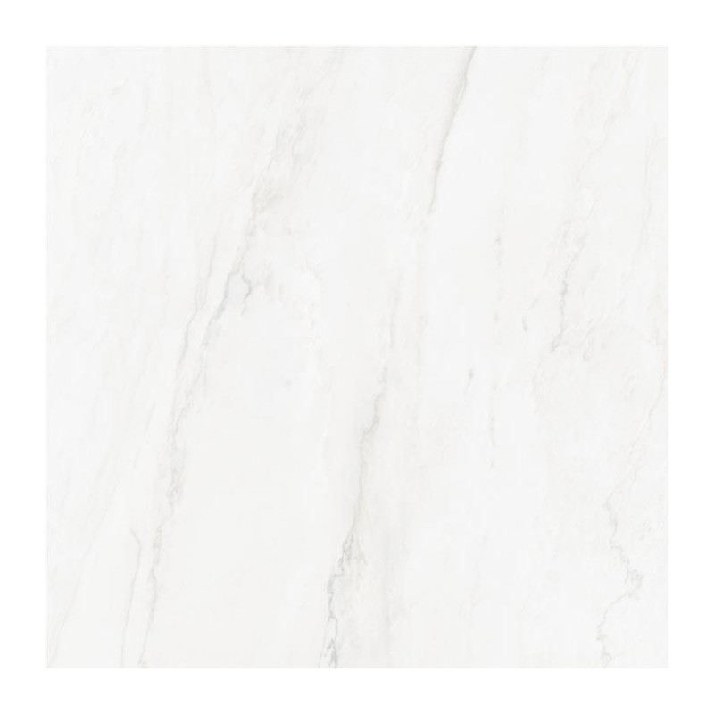 Carrelage Le Blanc coloris blanc satin 100x100 cm