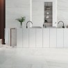 Carrelage Le Blanc coloris blanc satin 60x120 cm