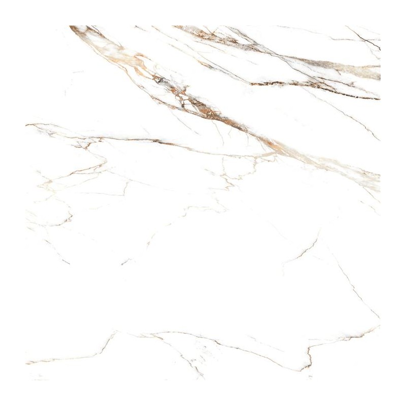Carrelage Indah coloris blanc poli 100x100 cm