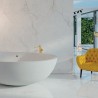 Carrelage Crystallo coloris blanc poli 60x120 cm