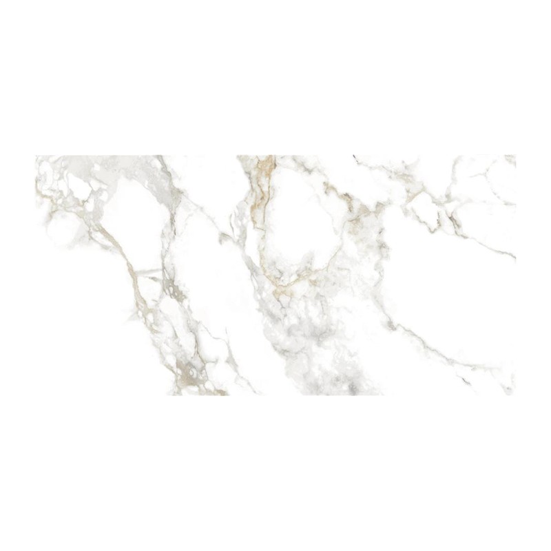 Carrelage Luar coloris blanc brillant poli 60x120 cm