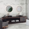 Carrelage Artistic coloris blanc satin 60x120 cm