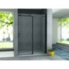 Aloni Porte coulissante noir mat 1200x1950 mm