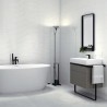 Carrelage Radiant coloris blanc brillant 33,3x90 cm