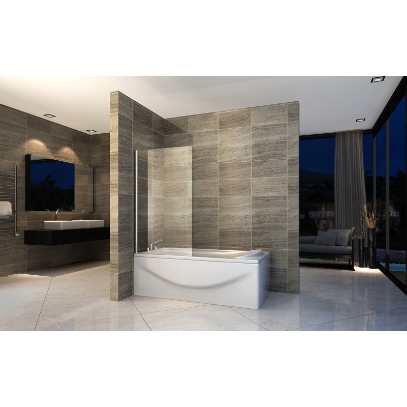 Aloni Paroi de baignoire en verre 700x1400 mm