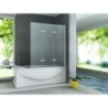 Aloni Porte de douche coulissante 1300x1400 mm