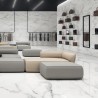 Carrelage Kalon coloris blanc poli 60x120 cm
