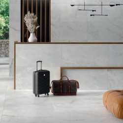 Carrelage Marmora coloris perle satin 100x100 cm