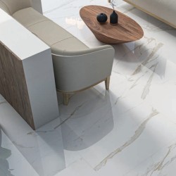 Carrelage Leonardo coloris blanc poli 120x120 cm