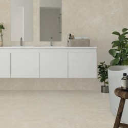 Carrelage Lacock  coloris crème satin 60x120 cm