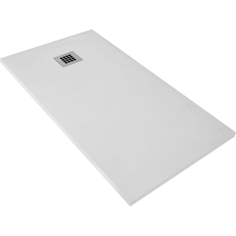 Veroni Receveur de douche en composite coloris blanc 160x90x3 cm