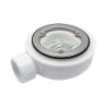 Veroni Siphon de douche 90mm-Ø40mm