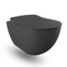 Creavit WC suspendu RIMOFF avec hygiène inox (bidet) coloris anthracite mat