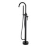 Robinet de bain autoportant coloris noir mat