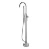 Robinet de bain autoportant coloris chromé