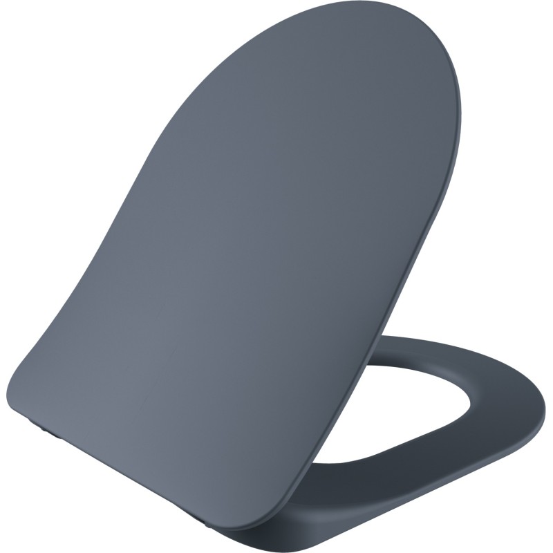 Creavit Siège de toilette en Duroplast avec charnières en inox et Soft-close coloris basalt mat
