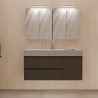 Ensemble salle de bain Florencia 50 avec meuble de 2 tiroirs et une porte