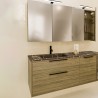 Ensemble salle de bain Kaila 52 avec meuble suspendu de 2 tiroirs et une porte