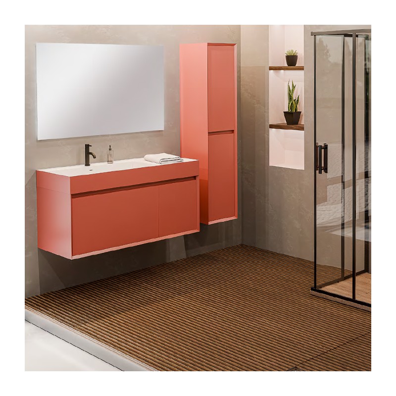 Ensemble salle de bain Luxor 45 avec meuble suspendu d'un tiroir et une porte