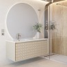 Ensemble salle de bain Luxor 35 avec meuble suspendu d'un tiroir et une porte