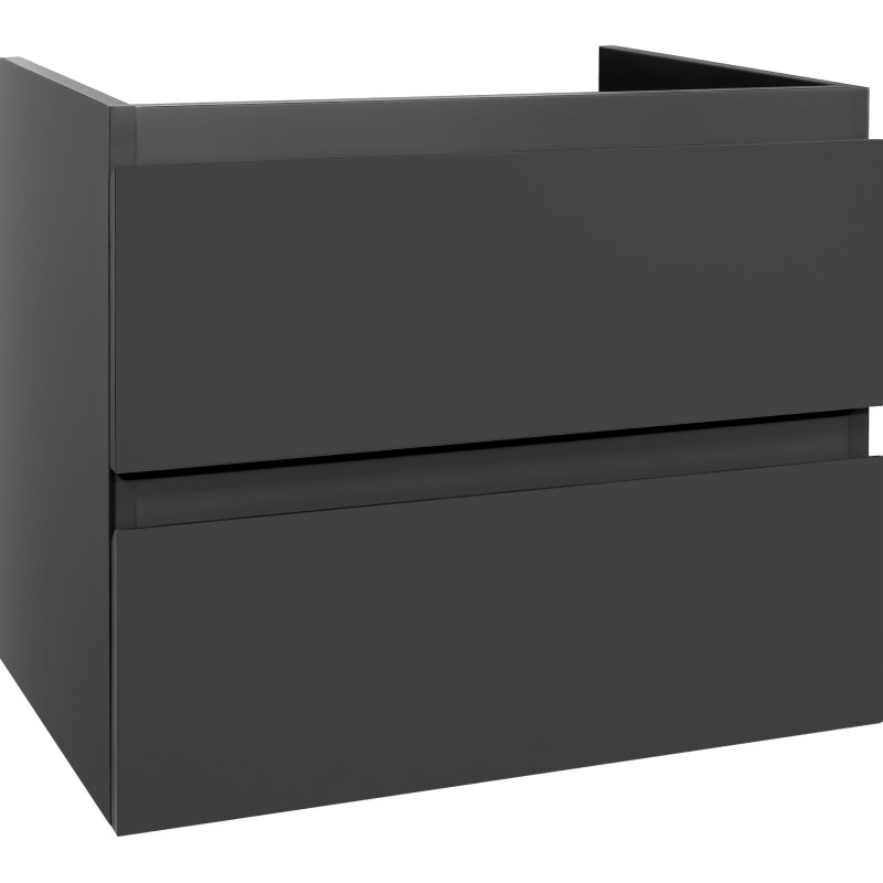 Meuble sous évier coloris gris mat 60 cm