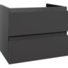 Meuble sous évier coloris gris mat 60 cm