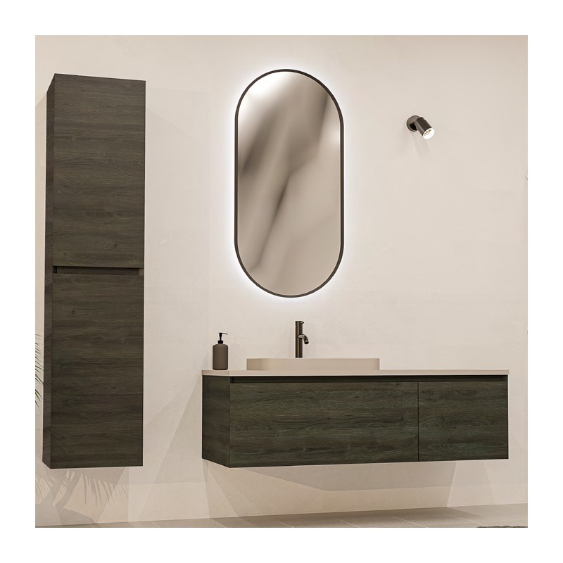Ensemble salle de bain Marina 35 avec meuble suspendu de 2 tiroirs