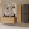 Ensemble salle de bain Marina 50 avec meuble suspendu de 4 tiroirs