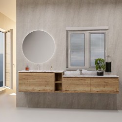 Ensemble salle de bain Marina avec une caisson niche de 2 étagers