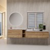 Ensemble salle de bain Marina avec une caisson niche de 2 étagers