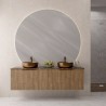 Ensemble salle de bain Minerva 35 avec meuble suspendu de 2 tiroirs et une porte