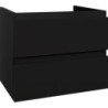 Meuble sous évier coloris noir mat 60 cm