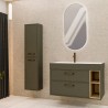 Ensemble salle de bain Odama 52 avec meuble suspendu de 2 tiroirs et niche