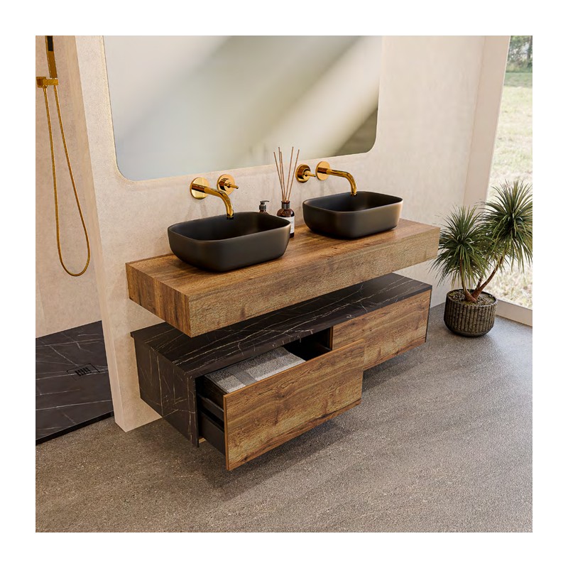 Ensemble salle de bain Rut avec un plan de travail