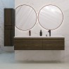 Ensemble salle de bain Siani 45 avec meuble suspendu d'un tiroir et une porte