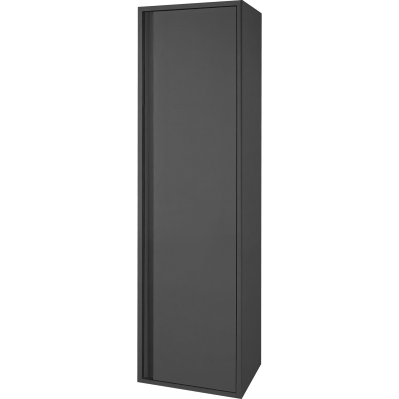 Meuble colonne coloris gris mat 135x35x35 cm