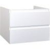 Meuble sous évier coloris blanc mat 80 cm
